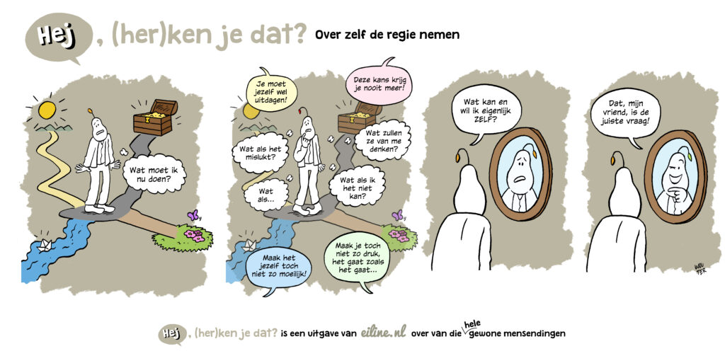 over zelf de regie nemen